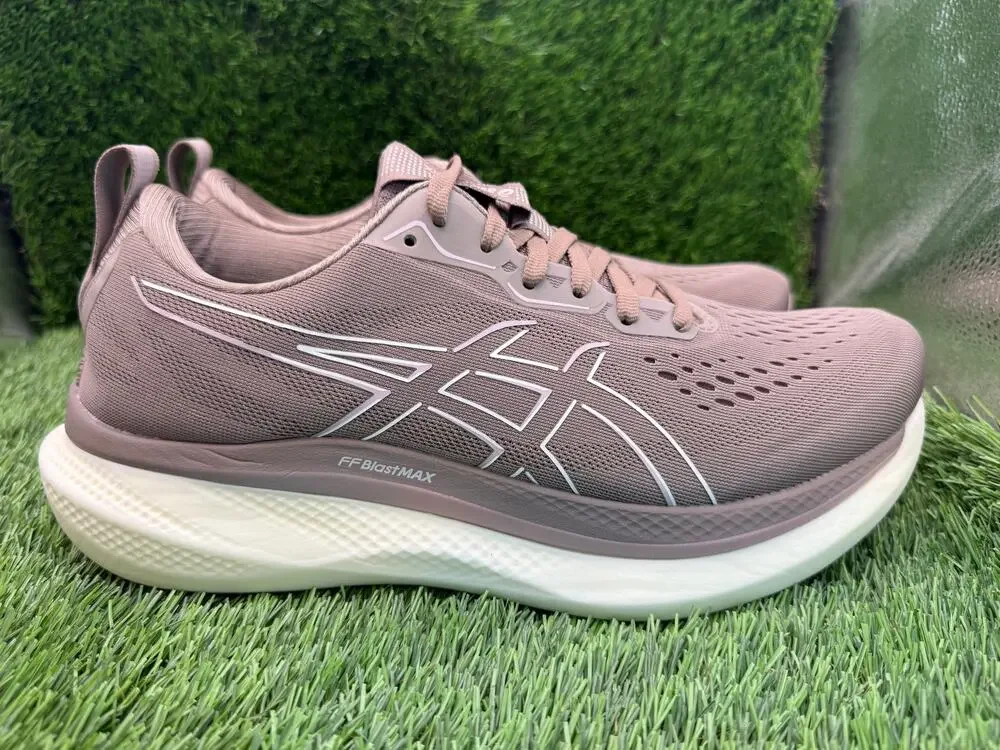 Asics GlideRide Max 1012B691-020 Athletic Sneaker Women's 10.5 Grey Mesh Running
